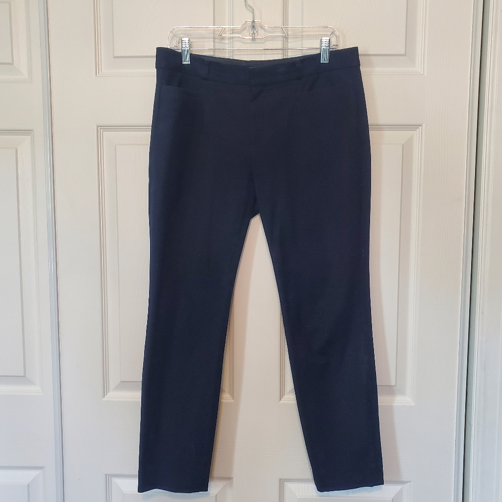 Banana Republic Sloan Trouser Ankle Length in Navy - Size 10